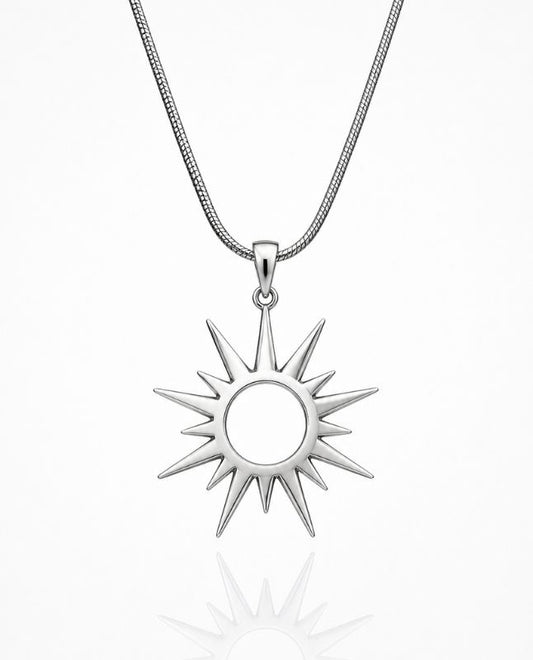 Sun Pendant With Chain