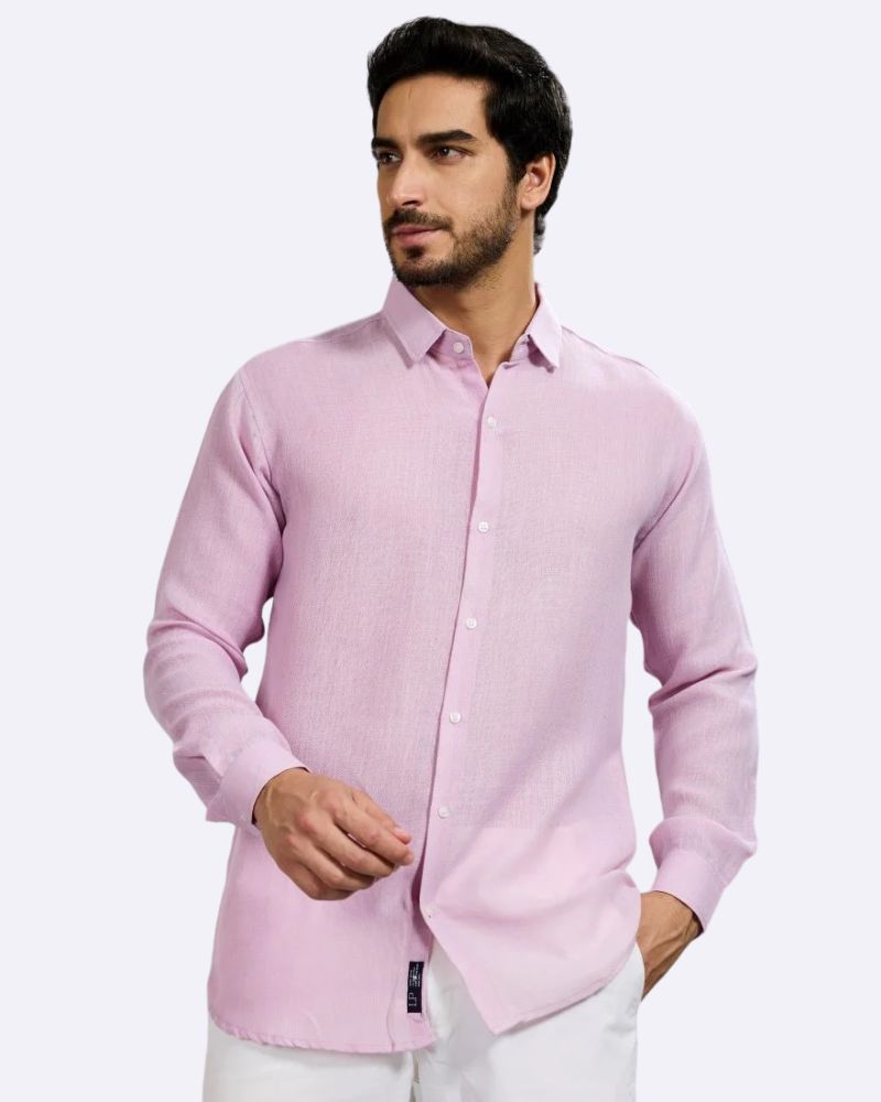 Lavender Linen Shirt