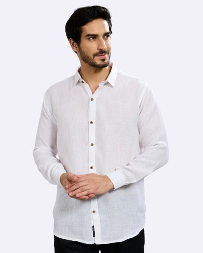 White Linen Shirt