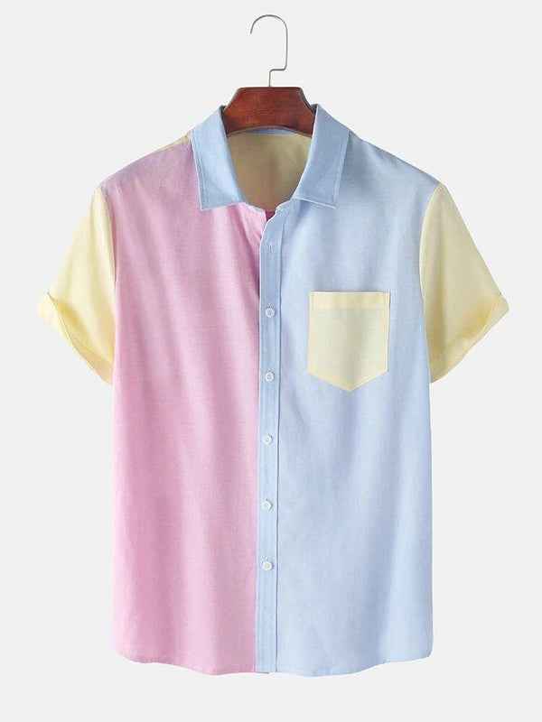Multi Color Block Shirt – London Prints