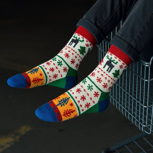 X-mas Theme Socks