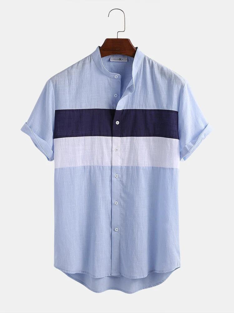 Slim Fit Blue Stripe Shirt | Sky blue casual shirt - Londonprints ...