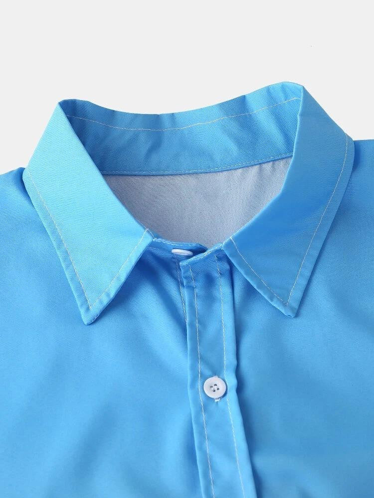 Ocean blue hot sale color shirt